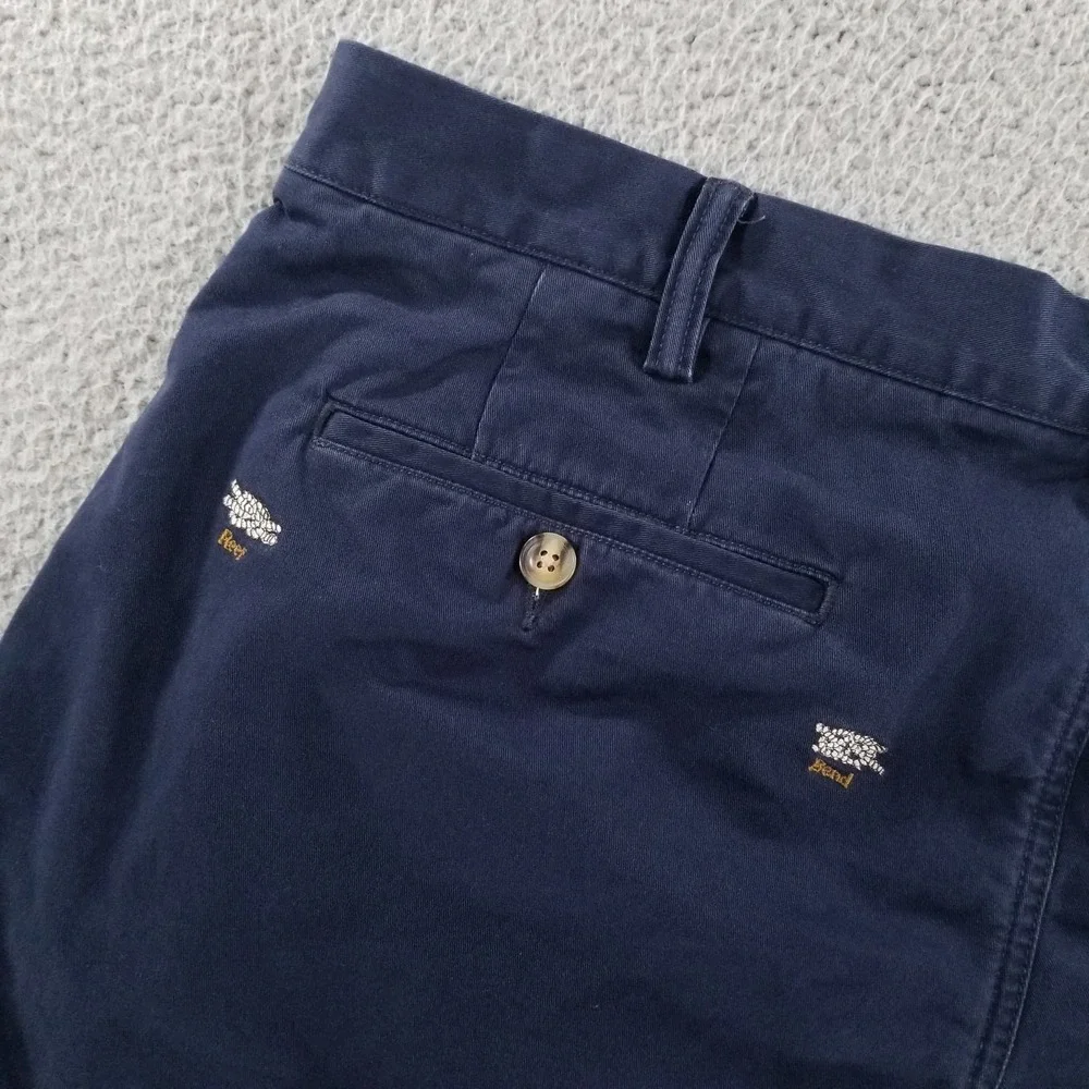 Polo Ralph Lauren Shorts Mens 38 Blue Nautical Stretch Classic Fit Chino Twill